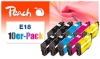 320202 - Peach 10er-Pack Tintenpatronen kompatibel zu No. 18, C13T18064010 Epson