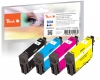 Peach Spar Pack Tintenpatronen kompatibel zu  Epson No. 604, T10G640